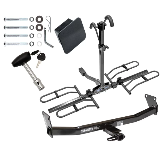 Custom Fit Trailer Hitch2 Bike Carrier Rail Rack Security Lock Pin Rubber Hitch Plug Cover Installation Hardware Installation Instructions 36423 63134 580407 2211 Draw-Tite Trailer Tow Hitch 07-17 Jeep Compass Patriot Platform Style 2 Bike Rack Hitch Loc Trailer Tow Hitch For 07-17 Jeep Compass Patriot Platform Style 2 Bike Rack Hitch Lock and Cover
