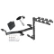 Trailer Tow Hitch w/ 4 Bike Rack For 07-10 Ford Edge Lincoln MKX tilt away adult or child arms fold down carrier w/ Lock and Cover