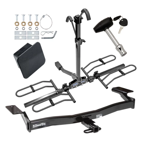 Custom Fit Trailer Hitch2 Bike Carrier Rail Rack Security Lock Pin Rubber Hitch Plug Cover Installation Hardware Installation Instructions 36447 63134 580407 2211 Draw-Tite Trailer Tow Hitch 07-10 Edge Lincoln MKX Platform Style 2 Bike Rack Hitch Lock an Trailer Tow Hitch For 07-10 Ford Edge Lincoln MKX Platform Style 2 Bike Rack Hitch Lock and Cover