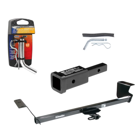 Trailer Tow Hitch For 08-20 Dodge Grand Caravan 08-16 Chrysler Town and Country 2021 Grand Caravan 12-15 Ram C/V 09-14 VW Routan w/ 2" Adapter and Pin/Clip