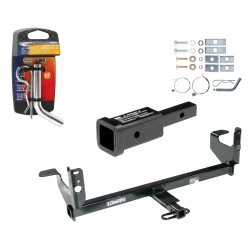 Trailer Tow Hitch For 08-12 Chevy Malibu 07-09 Saturn Aura w/ 2" Adapter and Pin/Clip