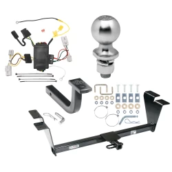 Trailer Tow Hitch For 09-11 Hyundai Genesis 4 Dr Sedan Complete Package w/ Wiring Draw Bar Kit and 2" Ball
