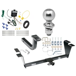 Trailer Tow Hitch For 12-14 Hyundai Genesis 4 Dr Sedan Complete Package w/ Wiring Draw Bar Kit and 2" Ball