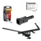 Trailer Tow Hitch For 10-19 Ford Taurus 4 Dr Sedan w/ 2" Adapter and Pin/Clip