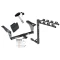 Trailer Tow Hitch w/ 4 Bike Rack For 10-19 Subaru Legacy Outback 10-12 Except Sport tilt away adult or child arms fold down carrier w/ Lock and Cover