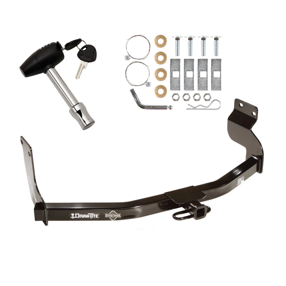 Trailer Tow Hitch For 05-12 Ford Escape Mazda Tribute Mercury Mariner w/ Security Lock Pin Key