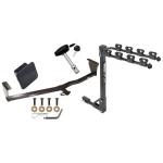 Custom Fit Trailer Hitch 4 Bike Carrier Security Lock Pin Rubber Hitch Plug Cover Installation Hardware Installation Instructions 36511 1393100G 580407 2211 Draw-Tite Trailer Tow Hitch 4 Bike Rack 11-13 KIA Sorento EX SX V6 Class 2 tilt away adult or ch Trailer Tow Hitch w/ 4 Bike Rack For 11-13 KIA Sorento EX SX V6 Class 2 tilt away adult or child arms fold down carrier w/ Lock and Cover