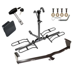 Trailer Tow Hitch For 11-13 KIA Sorento EX SX V6 Class 2 Platform Style 2 Bike Rack Hitch Lock and Cover