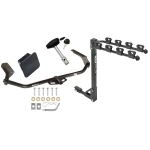 Custom Fit Trailer Hitch 4 Bike Carrier Security Lock Pin Rubber Hitch Plug Cover Installation Hardware Installation Instructions 36512 1393100G 580407 2211 Draw-Tite Trailer Tow Hitch 4 Bike Rack 09-16 Toyota Venza Class 2 tilt away adult or child arms Trailer Tow Hitch w/ 4 Bike Rack For 09-16 Toyota Venza Class 2 tilt away adult or child arms fold down carrier w/ Lock and Cover