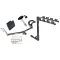 Trailer Tow Hitch w/ 4 Bike Rack For 12-16 Honda CR-V Class 2 tilt away adult or child arms fold down carrier w/ Lock and Cover