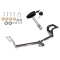 Trailer Tow Hitch For 12-16 Honda CR-V w/ Security Lock Pin Key