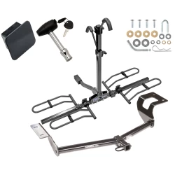 Trailer Tow Hitch For 12-16 Honda CR-V Class 2 Platform Style 2 Bike Rack Hitch Lock and Cover
