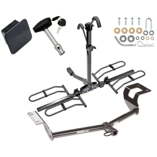 Trailer Tow Hitch For 12-16 Honda CR-V Class 2 Platform Style 2 Bike Rack Hitch Lock and Cover