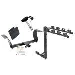 Custom Fit Trailer Hitch 4 Bike Carrier Security Lock Pin Rubber Hitch Plug Cover Installation Hardware Installation Instructions 36523 1393100G 580407 2211 Draw-Tite Trailer Tow Hitch 4 Bike Rack 14-18 Subaruester tilt away adult or child arms fold dow Trailer Tow Hitch w/ 4 Bike Rack For 14-18 Subaru Forester tilt away adult or child arms fold down carrier w/ Lock and Cover