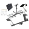 Trailer Tow Hitch For 13-18 Lexus ES350 Platform Style 2 Bike Rack Hitch Lock and Cover