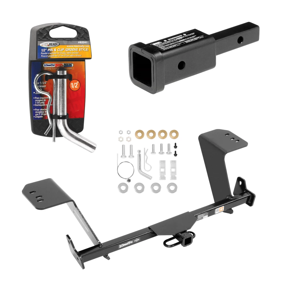 Trailer Tow Hitch For 13-18 Lexus ES350 w/ 2" Adapter and Pin/Clip