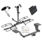 Trailer Tow Hitch For 12-17 Toyota Camry 13-18 Avalon Class 2 Platform Style 2 Bike Rack Hitch Lock and Cover
