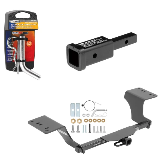 Trailer Tow Hitch For 12-17 Toyota Camry 13-18 Avalon Class 2 w/ 2" Adapter and Pin/Clip