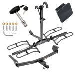 Trailer Tow Hitch For 08-20 Nissan Rogue Except Krom & Sport 2014 Rogue Select Class 2 Platform Style 2 Bike Rack Hitch Lock and Cover