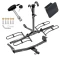 Trailer Tow Hitch For 08-20 Nissan Rogue Except Krom & Sport 2014 Rogue Select Class 2 Platform Style 2 Bike Rack Hitch Lock and Cover