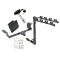 Trailer Tow Hitch w/ 4 Bike Rack For 05-23 Chrysler 300 08-23 Dodge Challenger 06-23 Charger 05-08 Magnum Class 2 tilt away adult or child arms fold down carrier w/ Lock and Cover