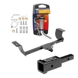 Trailer Tow Hitch For 05-23 Chrysler 300 08-23 Dodge Challenger 06-23 Charger 05-08 Magnum Class 2 w/ 2" Adapter and Pin/Clip