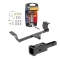 Trailer Tow Hitch For 05-23 Chrysler 300 08-23 Dodge Challenger 06-23 Charger 05-08 Magnum Class 2 w/ 2" Adapter and Pin/Clip
