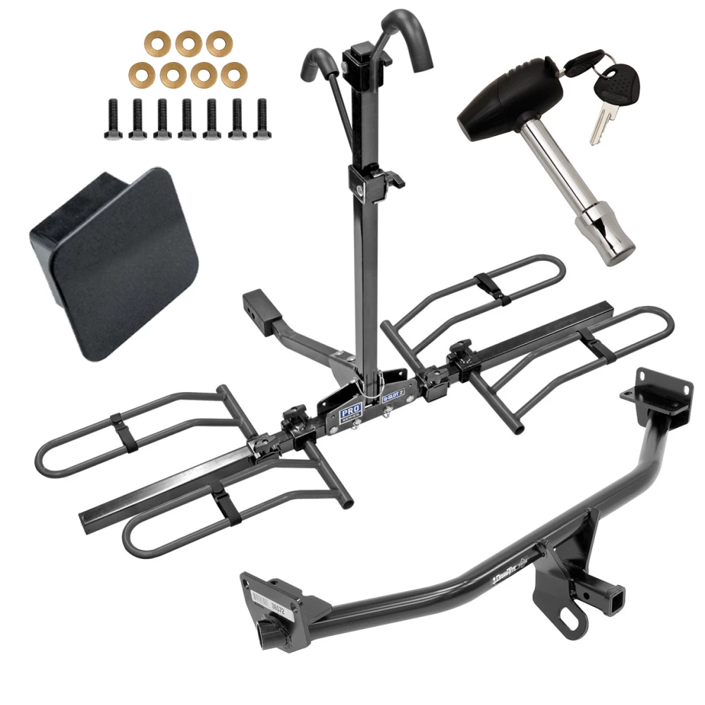 Custom Fit Trailer Hitch2 Bike Carrier Rail Rack Security Lock Pin Rubber Hitch Plug Cover Installation Hardware Installation Instructions 36572 63134 580407 2211 Draw-Tite Trailer Tow Hitch 16-21 Hyundai Tucson Class 2 Platform Style 2 Bike Rack Hitch L Trailer Tow Hitch For 16-21 Hyundai Tucson Class 2 Platform Style 2 Bike Rack Hitch Lock and Cover