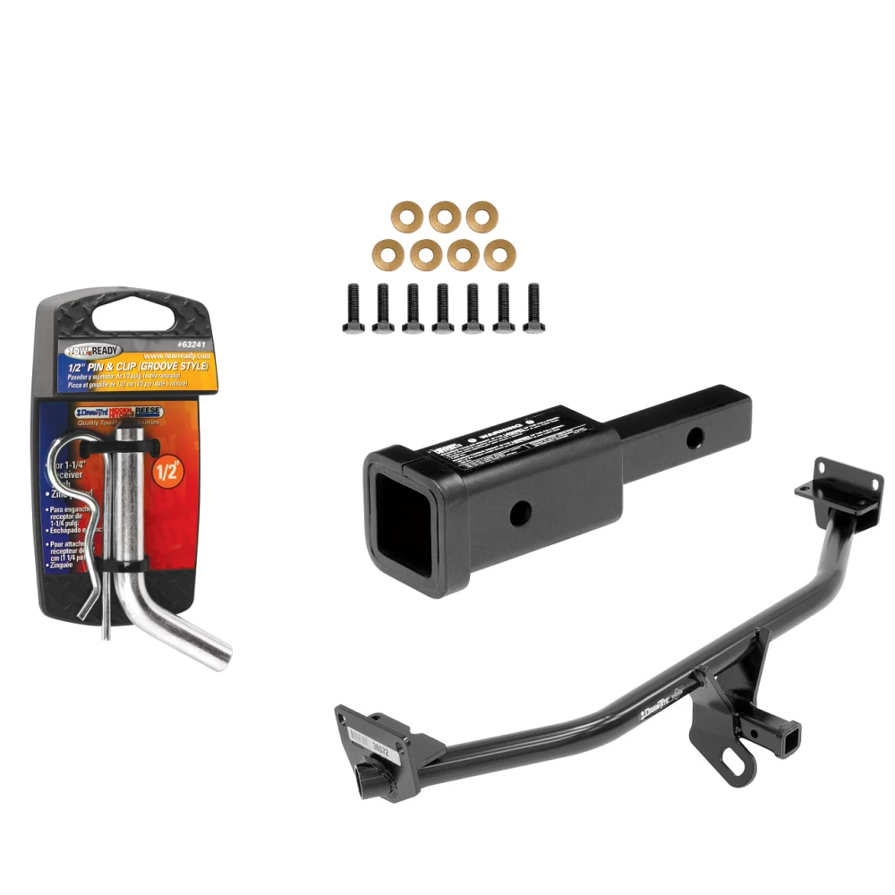 Trailer Tow Hitch For 16-18 Hyundai Tucson 19-21 Except Night Edition Class 2 w/ 2" Adapter and Pin/Clip