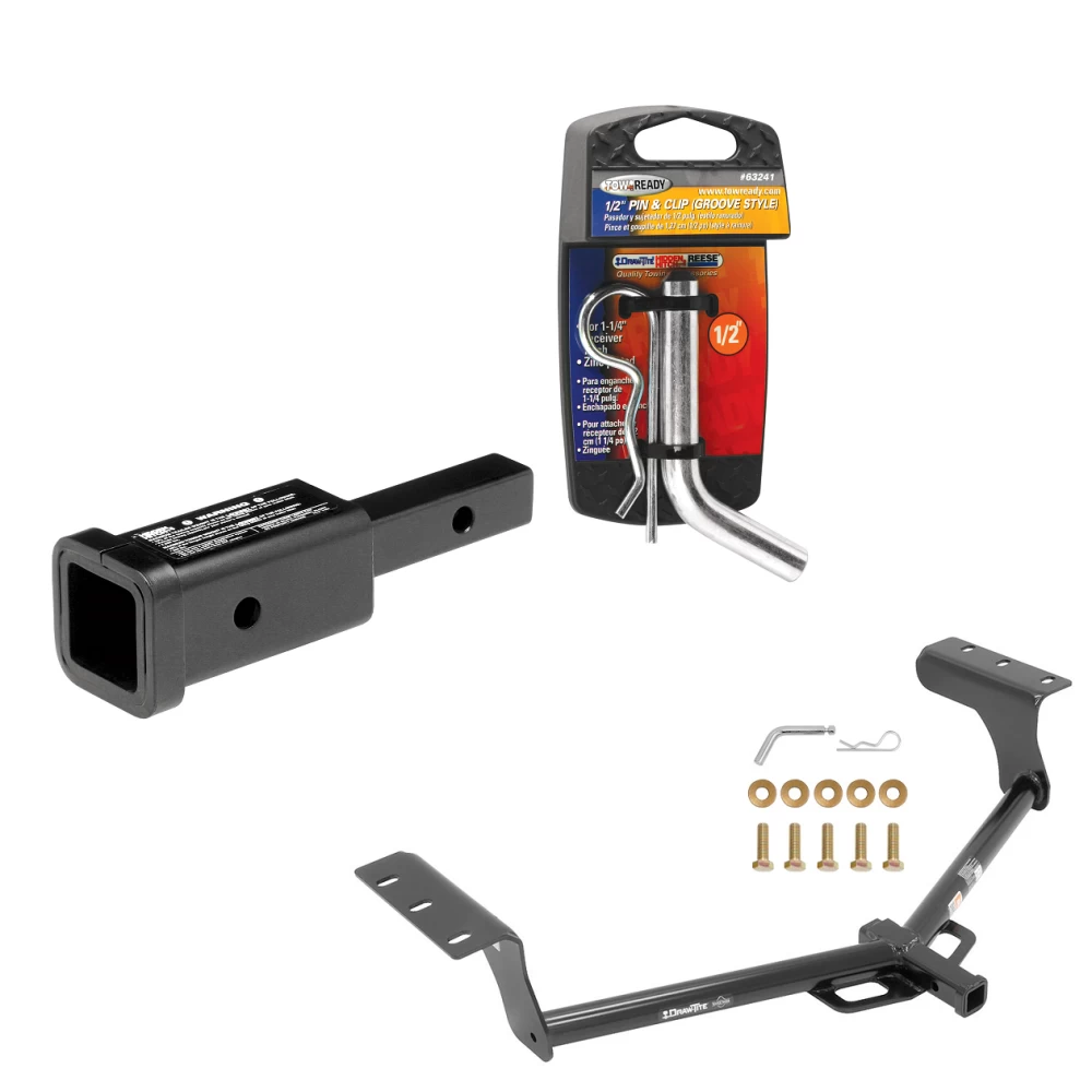 Trailer Tow Hitch For 06-18 Toyota RAV4 Class 2 w/ 2" Adapter and Pin/Clip