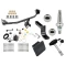 Trailer Tow Hitch For 17-21 KIA Sportage All Styles Ultimate Package w/ Wiring Draw Bar Kit Interchange 2" 1-7/8" Ball Lock and Cover