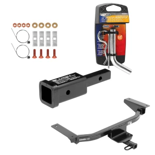 Trailer Tow Hitch For 16-23 Mazda CX-9 Class 2 w/ 2" Adapter and Pin/Clip