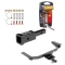 Trailer Tow Hitch For 16-23 Mazda CX-9 Class 2 w/ 2" Adapter and Pin/Clip