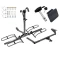 Trailer Tow Hitch For 17-23 Chrysler Pacifica Limited Touring L Plus LX Hybrid 22-23 Grand Caravan 20-23 Voyager Class 2 Platform Style 2 Bike Rack Hitch Lock and Cover
