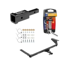 Trailer Tow Hitch For 17-25 Chrysler Pacifica 20-25 Voyager 22-23 Grand Caravan Class 2 w/ 2" Adapter and Pin/Clip