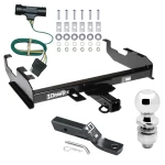 Trailer Tow Hitch For 75-84 Chevy GMC C/K 8Ft Standard or Step Bumper Complete Package w/ Wiring and 2" Ball