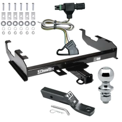 Trailer Tow Hitch For  85-86 88-91 Chevy GMC C/K w/ 8' Bed Complete Package w/ Wiring and 1-7/8" Ball