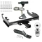 Trailer Tow Hitch For  85-86 88-91 Chevy GMC C/K w/ 8' Bed Complete Package w/ Wiring and 2" Ball