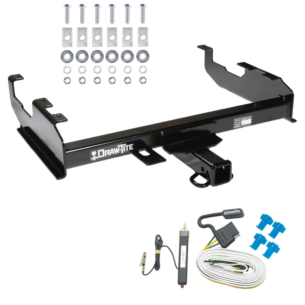 Trailer Tow Hitch For 63-74 85-87 Chevy C/K Pickup Ford F100 F250 F350 w/ Wiring Harness Kit