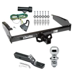 Trailer Tow Hitch For 80-86 Ford F-100 F-150 F-250 F-350 Except w/ Custom Fascia Complete Package w/ Wiring and 1-7/8" Ball