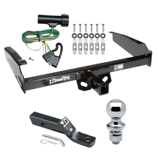 Trailer Tow Hitch For 80-86 Ford F-100 F-150 F-250 F-350 Except w/ Custom Fascia Complete Package w/ Wiring and 1-7/8" Ball