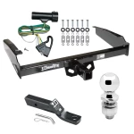 Trailer Tow Hitch For 80-86 Ford F-100 150 250 350 Standard Bed & Bumper Complete Package w/ Wiring and 2" Ball