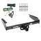 Trailer Tow Hitch For 80-86 Ford F-100 F-150 F-250 F-350 Except w/ Custom Fascia w/ Wiring Harness Kit