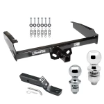 Trailer Tow Hitch For 80-97 Ford F-100 F-150 F-250 F-350 Receiver w/ 1-7/8" and 2" Ball