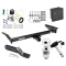 Trailer Tow Hitch For 81-11 Lincoln Town Car 92-11 Ford Crown Victoria Mercury Grand Marquis 03-04 Marauder Deluxe Package Wiring 2" Ball and Lock