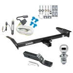 Trailer Tow Hitch For 79-91 Ford Crown Victoria Mercury Grand Marquis 80-83 Lincoln Mark VI Complete Package w/ Wiring and 1-7/8" Ball