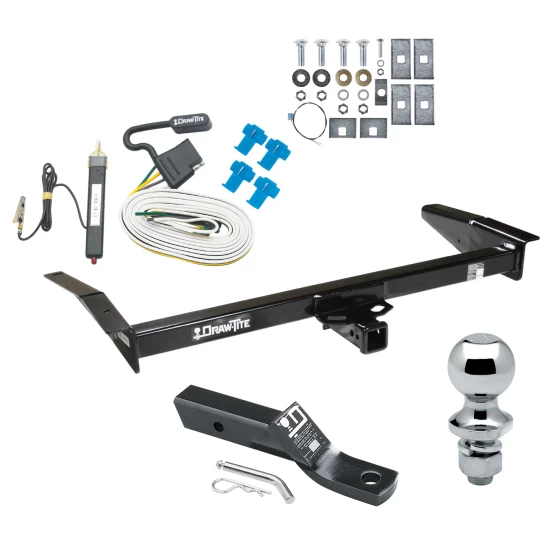 Trailer Tow Hitch For 79-91 Ford Crown Victoria Mercury Grand Marquis 80-83 Lincoln Mark VI Complete Package w/ Wiring and 1-7/8" Ball