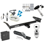 Trailer Tow Hitch For 79-91 Ford Crown Victoria Mercury Grand Marquis 80-83 Lincoln Mark VI Deluxe Package Wiring 2" Ball and Lock