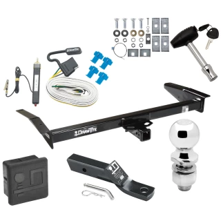 Trailer Tow Hitch For 79-91 Ford Crown Victoria Mercury Grand Marquis 80-83 Lincoln Mark VI Deluxe Package Wiring 2" Ball and Lock