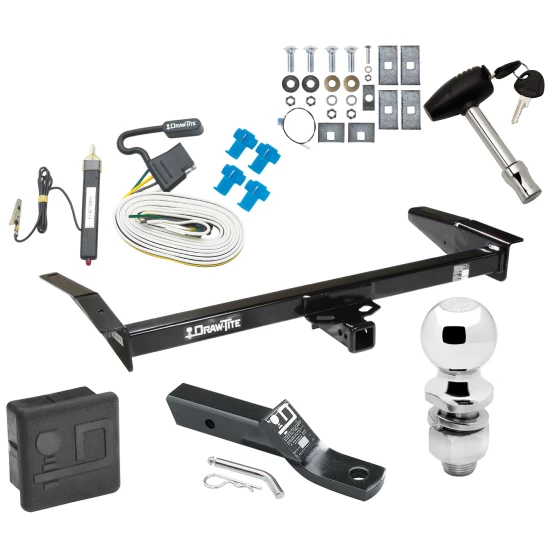 Trailer Tow Hitch For 79-91 Ford Crown Victoria Mercury Grand Marquis 80-83 Lincoln Mark VI Deluxe Package Wiring 2" Ball and Lock